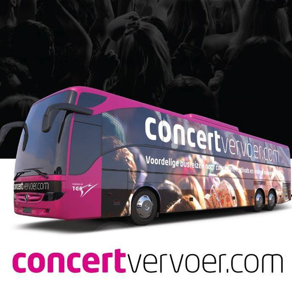 Reis eenvoudig per bus naar Festival der Liebe!